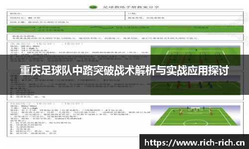 重庆足球队中路突破战术解析与实战应用探讨